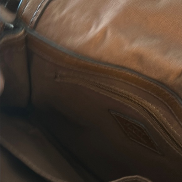 Fossil Brown Leather Crossbody Bag - Picture 3 of 6